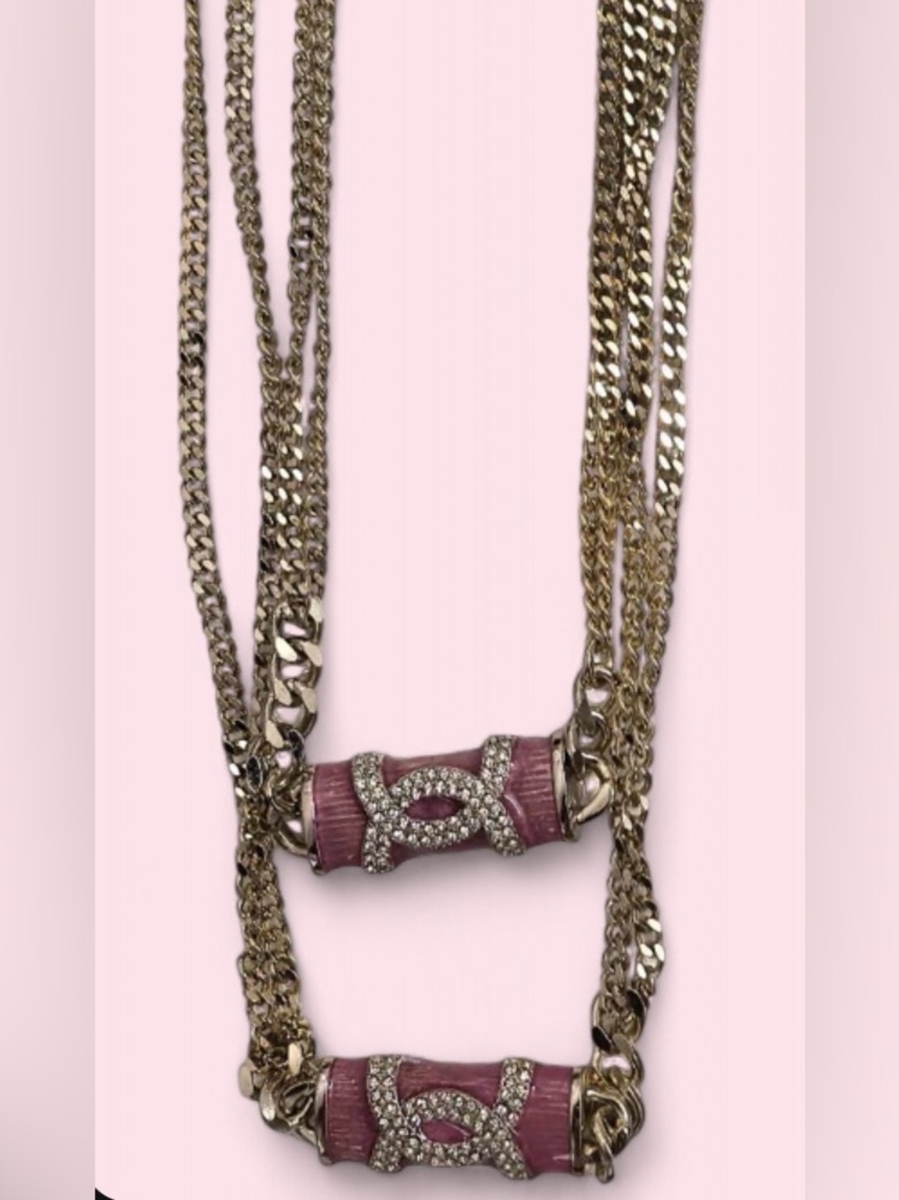 ⛓️  Chanel CC Multi chain Necklace  ⛓️
